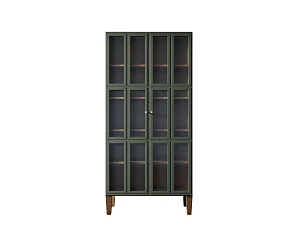 красивый Шкаф двухстворчатый "Andersen" с рифлеными стеклами арт AN12