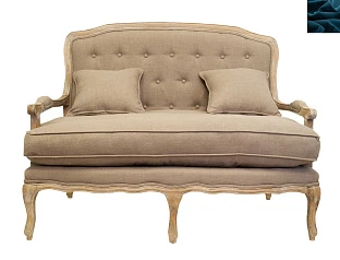 заказать Прямой диван модерн Yareli Brown синий