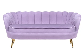 Диван ракушка для гостиниц Pearl Triple Purple