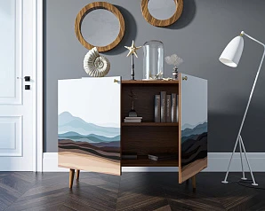 заказать Комод "Berber" две дверки 11 принт арт BB04/Print_11