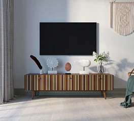 красивые Комод "Berber" с ящиками низкий под TV принт 20 арт BB19/Print_20 на заказ