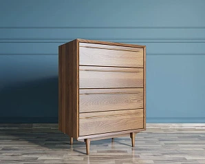 купить красивый Комод в Скандинавском стиле "Bruni" на четыре ящика арт BR08