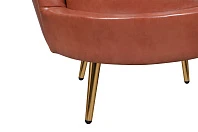 заказать Низкое кресло ракушка Pearl Brown