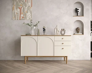 фото Комод с двумя дверками и ящиками "Arka" AR05