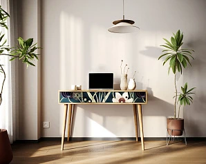 Стол рабочий "Berber" малый арт BB32/Print_54 в интернет-магазине