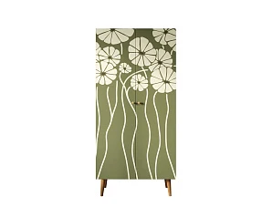 красивый Шкаф малый двухстворчатый "Berber" принт 53 арт BB08/Print_53