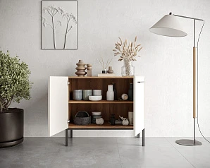 стильный Комод с двумя дверками "Nicole" арт NEM02 на заказ