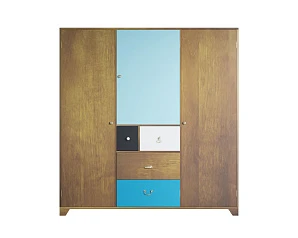 Шкаф "Aquarelle" трехстворчатый арт RE-46 в интернет-магазине