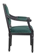 Мягкий стул с подлокотниками Runako Green на заказ