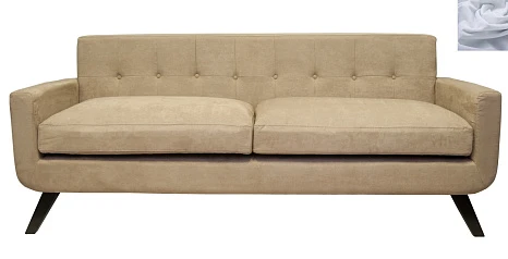 Диван скандинавский на ножках Uter серый в интернет-магазине