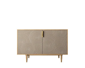 стильный Комод с двумя дверками "Line" R18/beige на заказ