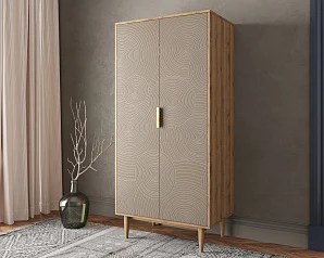купить красивые Шкаф малый двухстворчатый "Line" R24/beige