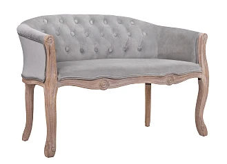 Двухместный дизайнерский диван Kandy Double Grey Velvet на заказ в интернет-магазине