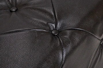 Дизайнерский пуф Amrit Black Leather в интернет-магазине