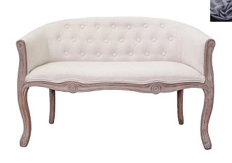 фото Двухместный диван Kandy Double Beige цвет темно серый