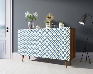 купить Комод "Berber" три дверки 13 принт арт BB01/Print_13 в интернет-магазине