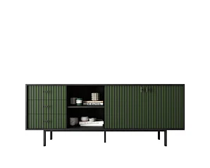 стильный Комод с дверками и нишей "Emerson" арт EM15/green/L на заказ