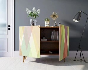 купить Комод "Berber" две дверки 16 принт арт BB04/Print_16 в интернет-магазине