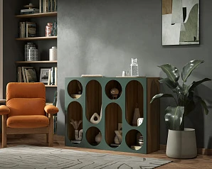 купить стильный Стеллаж широкий ROSA арт. R16 в интернет-магазине