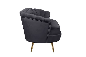 купить стильные Трехместный диван ракушка для гостиниц Pearl Triple Black
