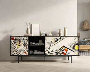 купить красивый Комод с дверками и нишей "Emerson" by Kandinsky арт EM15/Print_01