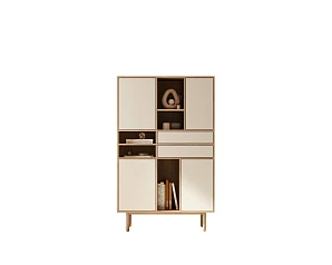 купить Комод высокий с дверками и ящиками "Alice" арт ALC07 в интернет-магазине