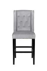 Дизайнерский барный стул Skipton Grey Velvet в интерьере