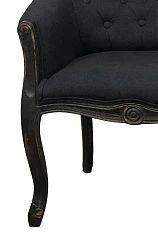 заказать Двухместный дизайнерский диван Kandy Double Black Old