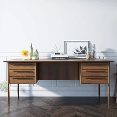 заказать Рабочий письменный стол"Bruni" с ящиками арт BR47
