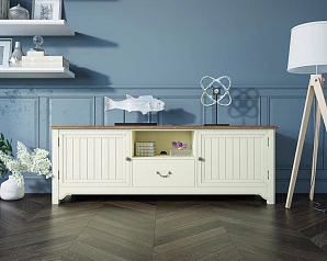 Бежевая консоль "Olivia" под TV арт GC2006C на заказ