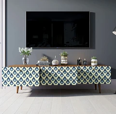 заказать Комод "Berber" с ящиками низкий под TV принт 13 арт BB19/Print_13