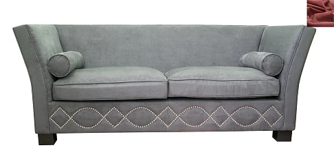 красивый Диван арт-деко Volte Grey цвет красный