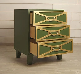 фото Прикроватная тумба "Emerald" арт DSC10523ETG Зеленый