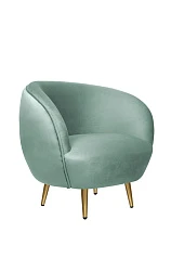 красивые Мягкое кресло для гостиниц Small Benee Green на заказ