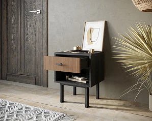 купить Тумбочка с верхним ящиком "Emerson" арт EM11 в интернет-магазине