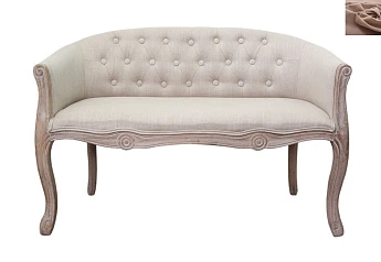 фото Дизайнерский двухместный диван Kandy Double Mocca цвет коричневый