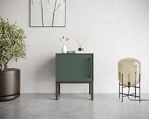Тумбочка с дверкой "Nicole" NLN08G Зеленый на заказ в интернет-магазине