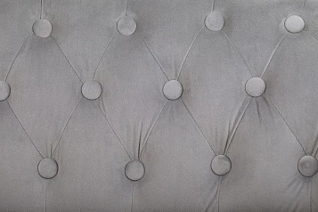 красивый Двухместный дизайнерский диван Kandy Double Grey Velvet