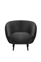 Мягкое кресло для гостиниц Small Benee Black V2 на заказ в интернет-магазине