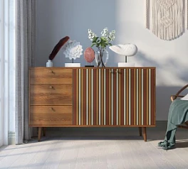 купить Комод "Berber" с двумя дверками и ящиками 20 принт арт BB05/Print_20