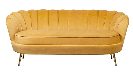 красивый Дизайнерский диван Pearl Triple Yellow