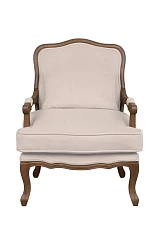 Мягкое полукресло с подлокотниками Nitro Beige V3 в интерьере