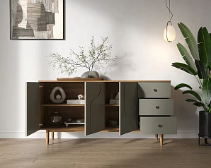 красивые Комод с тремя дверками и ящиками "Arka" AR02-F2 на заказ