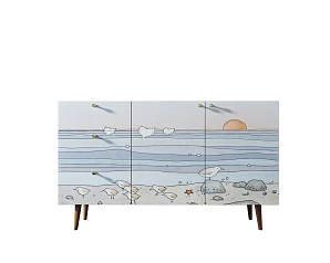 фото Комод "Berber" с двумя дверками и ящиками принт 10 арт BB17/Print_10