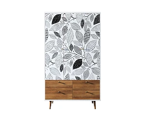 Шкаф трехстворчатый "Berber" принт 9 арт BB02/Print_09 на заказ