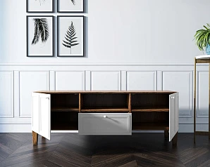 красивый Комод под TV "Andersen" арт AN15WH в интернет-магазине