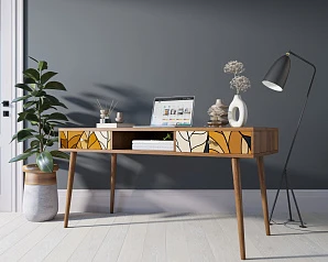 купить Стол рабочий "Berber" принт 08 арт BB18/Print_08 в интернет-магазине