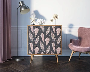 Комод "Berber" три ящика 40 принт арт BB40/Print_40 в интернет-магазине