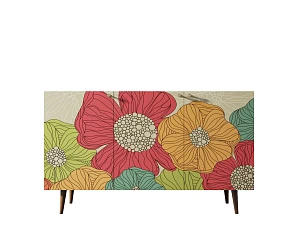 Комод "Berber" три дверки 5 принт арт BB01/Print_05 на заказ