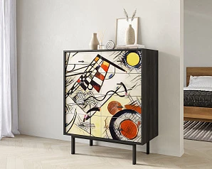 Комод на восемь ящиков "Emerson" by Kandinsky арт EM20/Print_01 на заказ